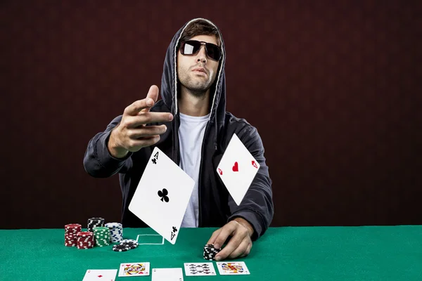 Pokerspieler — Stockfoto