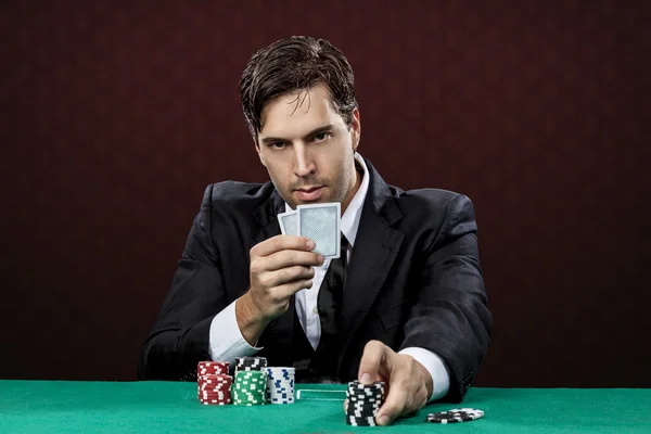 Joueur de poker — Photo