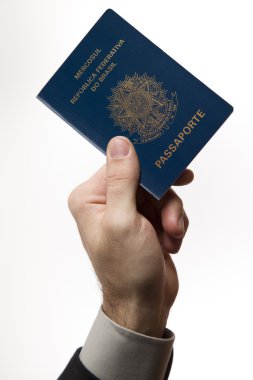 Brezilyalı bir pasaport holding.