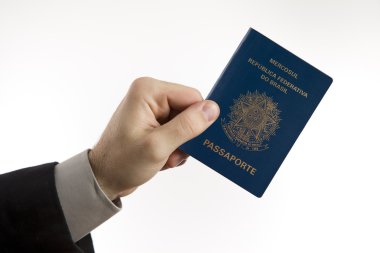 Brezilyalı bir pasaport holding.