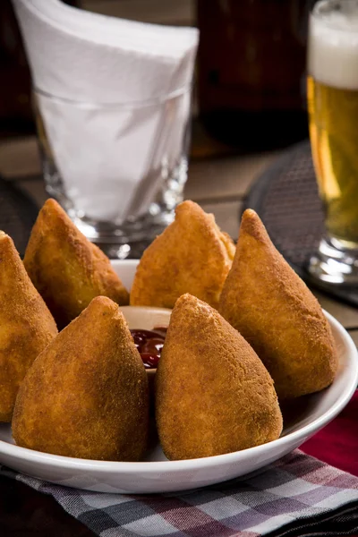 Coxinha brasileira — Fotografia de Stock