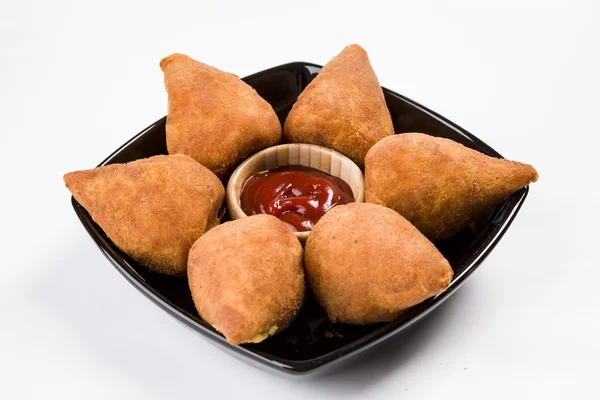 Brasilianischer Coxinha — Stockfoto