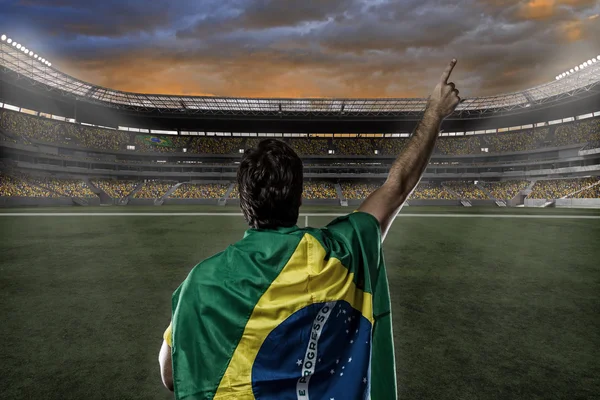 Brazilian soccer player — Stock Photo, Image