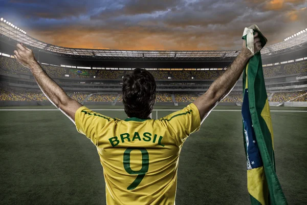 Brazilian soccer player — Stock Photo, Image