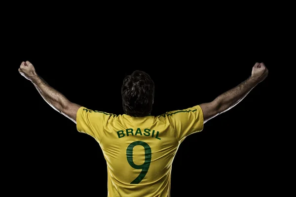 Brasilianischer Fußballspieler — Stockfoto