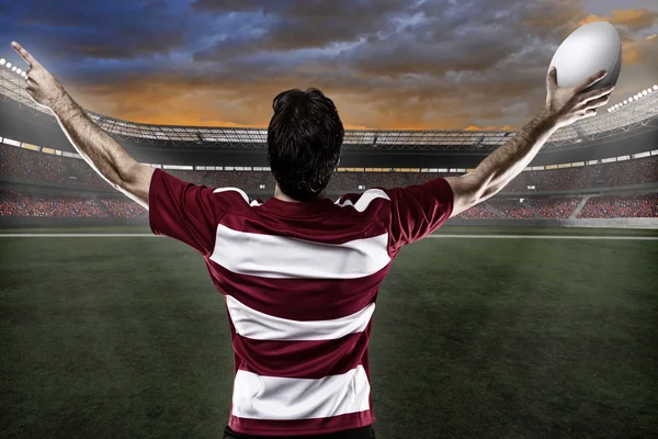 Jogador de rugby — Fotografia de Stock