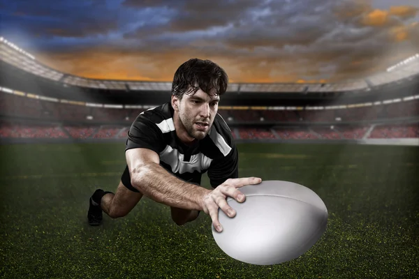 Jogador de rugby — Fotografia de Stock