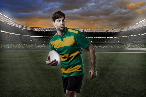 Jogador de rugby — Fotografia de Stock