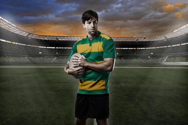 Jogador de rugby — Fotografia de Stock