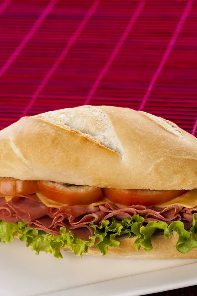 Sandwich de Mortadela — Foto de Stock