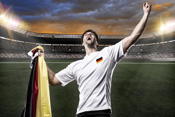 Deutscher fußballspieler — Stockfoto