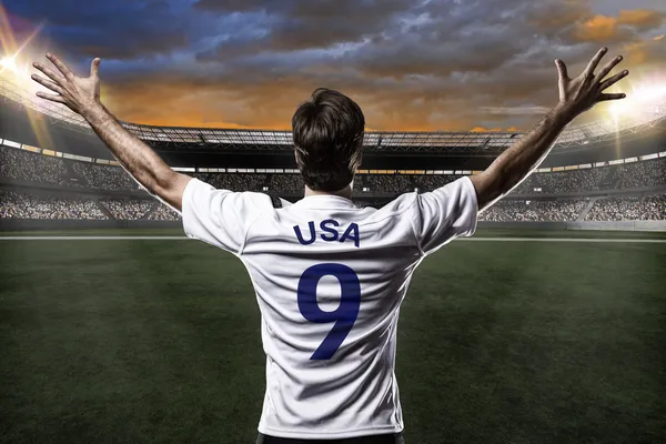 アメリカのサッカーの選手 — ストック写真