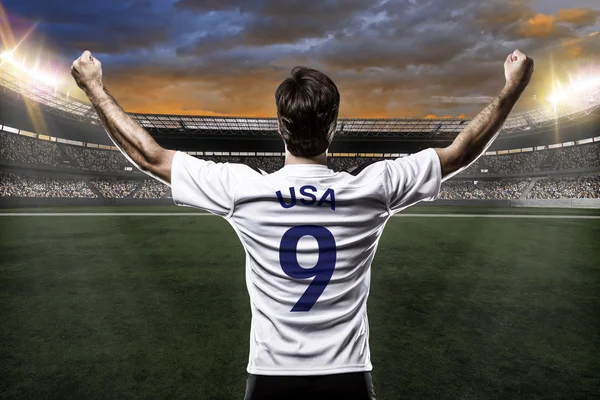 Giocatore di calcio americano — Foto Stock