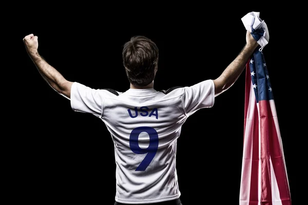 American soccer player — Stock Photo, Image
