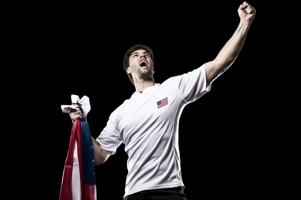 Jogador de futebol americano — Fotografia de Stock