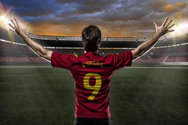 Spanischer Fußballer — Stockfoto