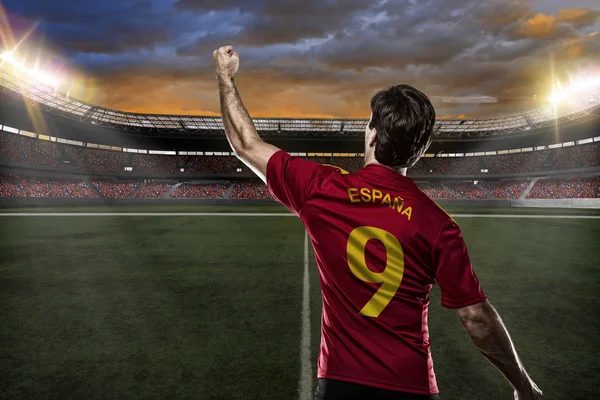 Jogador de futebol espanhol — Fotografia de Stock