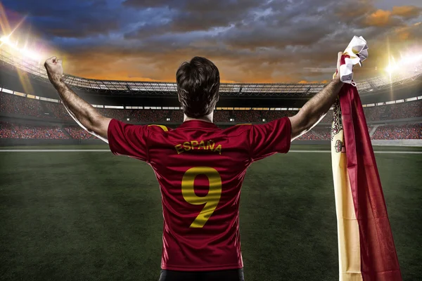 Jogador de futebol espanhol — Fotografia de Stock