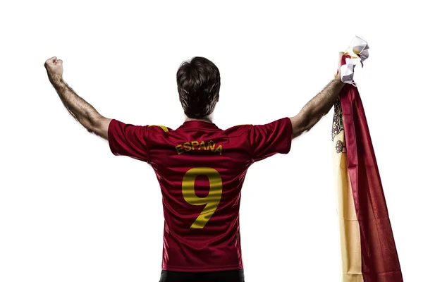 Spansk fotbollsspelare. — Stockfoto