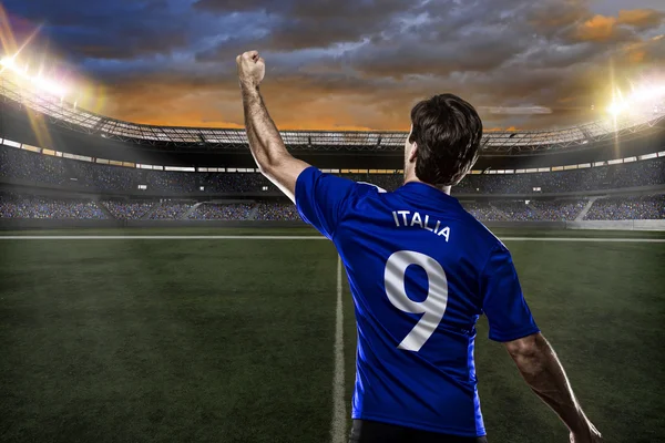 Італійський футболіст — стокове фото