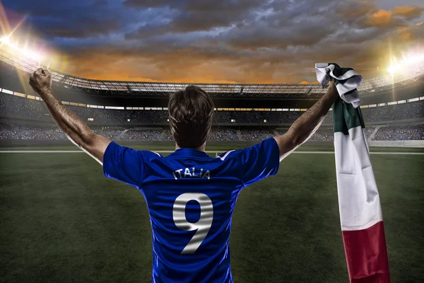 Italiensk fotbollspelare — Stockfoto