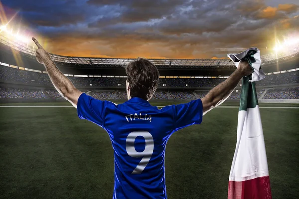 Italian soccer player — Stock Photo, Image