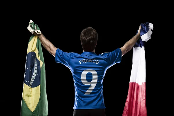 A francia futballista — Stock Fotó