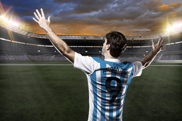 Argentinischer Fußballspieler — Stockfoto