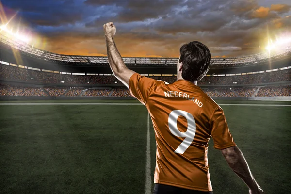 Dutchman soccer player — Stock Photo, Image