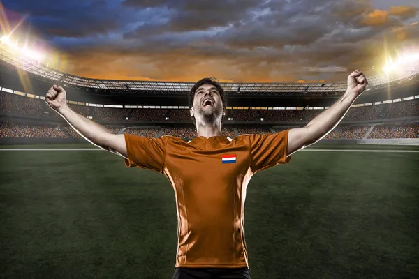 Dutchman soccer player — Stock Photo, Image