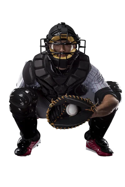 Catcher jogador de beisebol — Fotografia de Stock