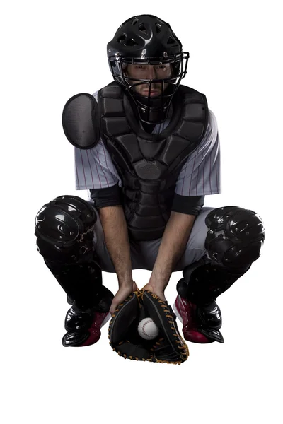 Catcher basebollspelare — Stockfoto