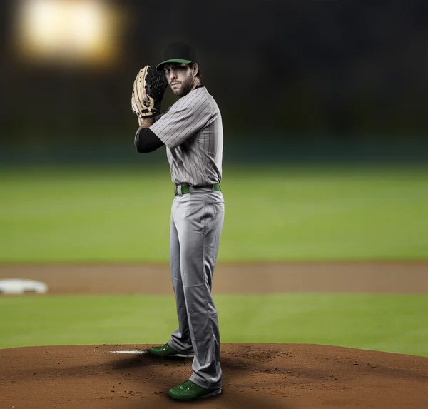 Pitcher Baseball Gracz — Zdjęcie stockowe