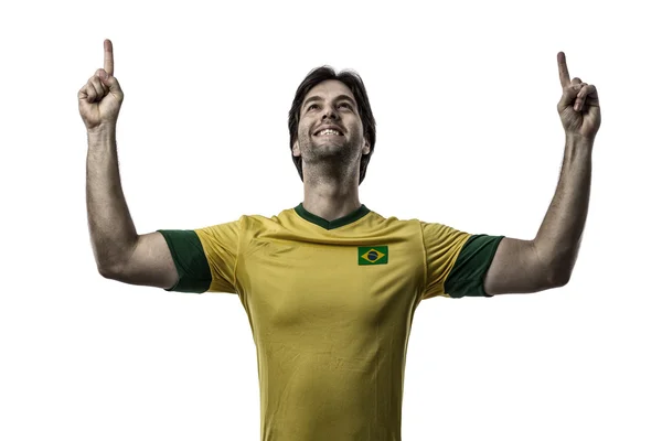 Brazilský fotbalista — Stock fotografie