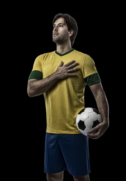 Brasilianischer Fußballspieler — Stockfoto