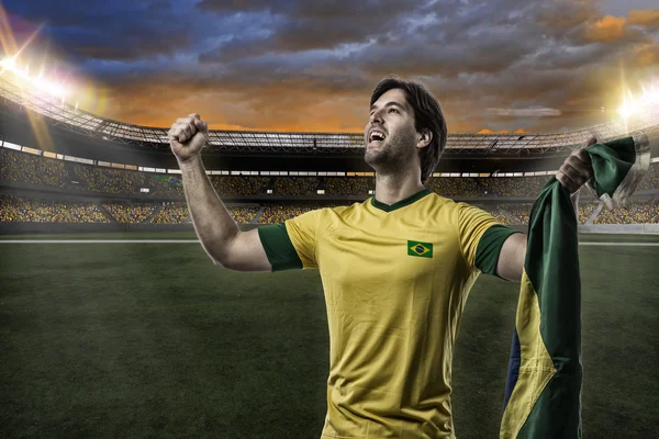 Braziliaans voetballer — Stockfoto