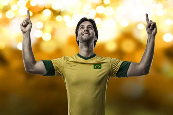 Brazilský fotbalista — Stock fotografie