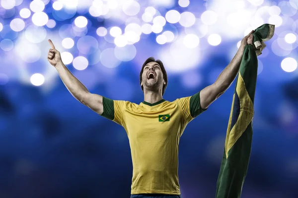 Brasiliansk fodboldspiller - Stock-foto