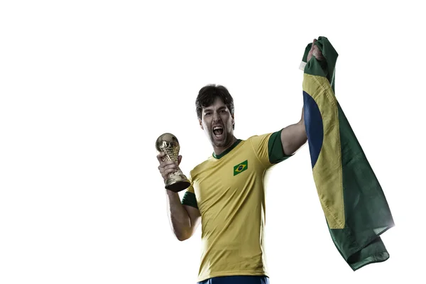 Braziliaans voetballer — Stockfoto