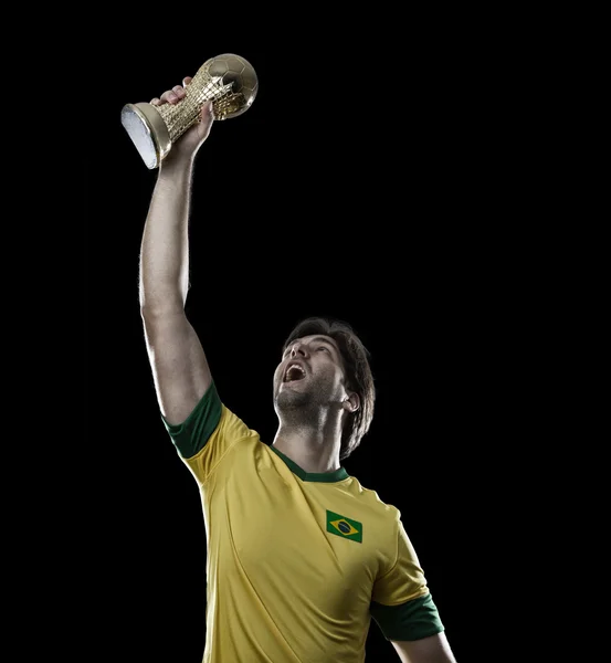 Joueur de football brésilien — Photo