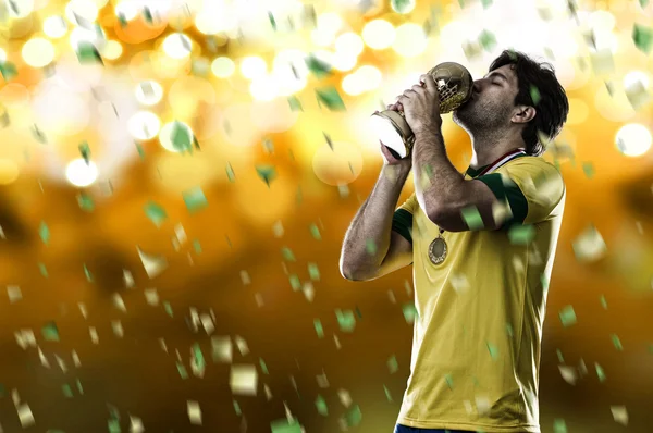 Brazilian soccer player — Stock Photo, Image