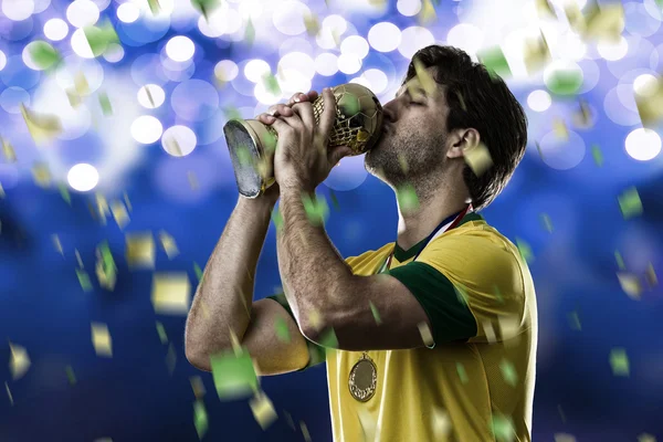 Brazilian soccer player — Stock Photo, Image