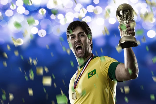 Brasiliansk fotbollspelare — Stockfoto