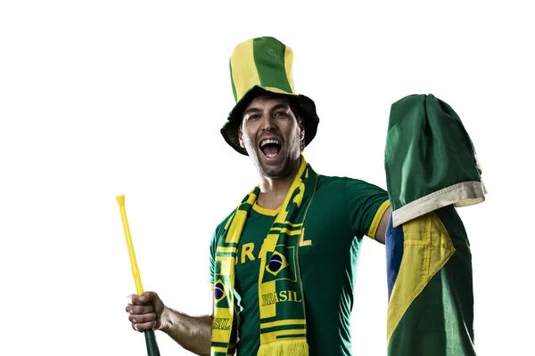 Braziliaanse Fan vieren — Stockfoto