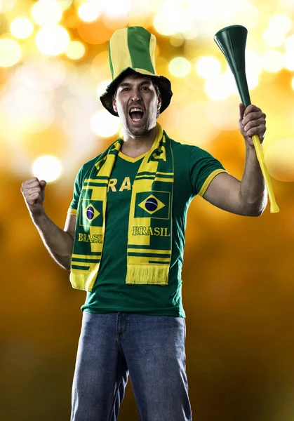 Fã Brasileiro — Fotografia de Stock