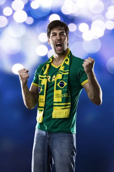 Brazil rajongó — Stock Fotó