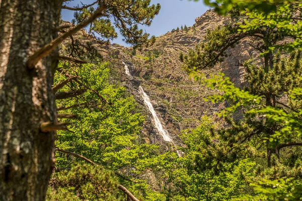 Cotatuero Waterfall Ordesa Monte Perdido National Park Aragon Huesca Spain — Stockfoto
