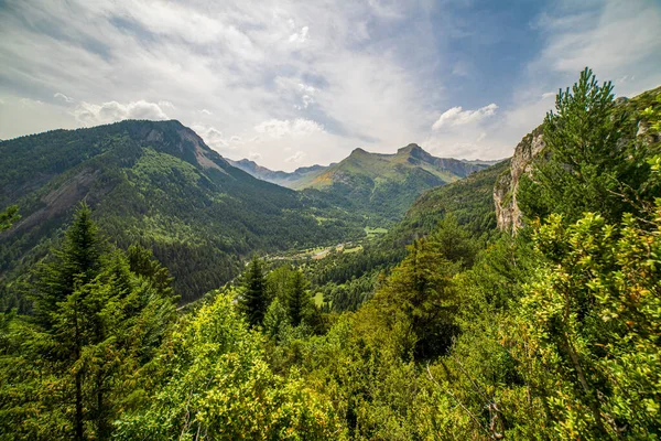 Vistas Del Valle Del Bujaruelo Parque Nacional Ordesa Monte Perdido — Foto de Stock