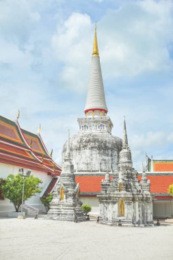 Wat Phra Mahathat Woramahawihan Güney Tayland Nakhon Si Thammarat Eyaleti ana Budist tapınağı (wat).