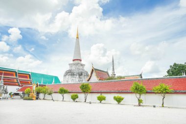 Wat Phra Mahathat Woramahawihan Güney Tayland Nakhon Si Thammarat Eyaleti ana Budist tapınağı (wat).